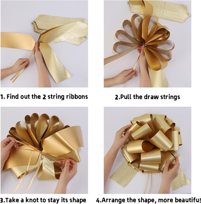 HCHENBOW 14 Inch Big Red Bow,1Pcs Big Bow for Present,Big Gift Bow for Appliances,Bikes,Table Decorations and Party Events Decoration - Image 3
